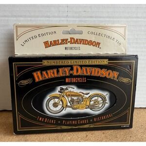 2 - Harley Davidson Motorcycles Historical Playing Cards 1997 Vintage Sealed